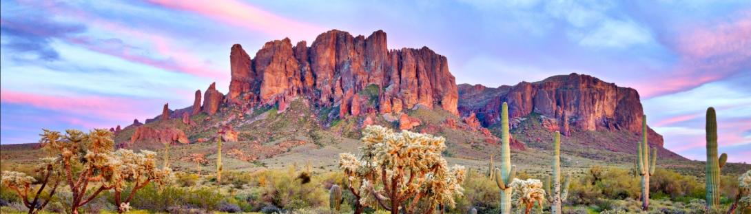 superstition mountain background